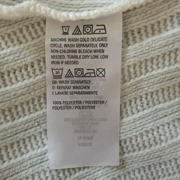 Any Body Long Sleeve Button Front Cardigan Sweater Women's Plus Size 3X Cream - Picture 6 of 7